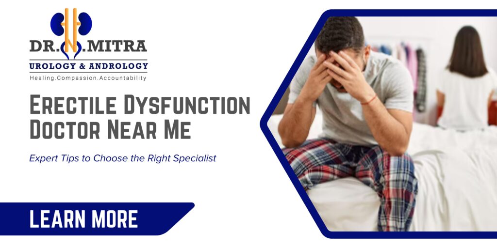 Erectile Dysfunction Doctor Near Me: Expert Tips to Choose the Right Specialist | Dr. Nilanjan Mitra